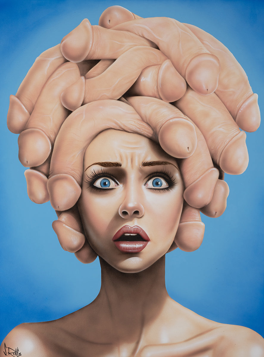 figurative portrait art of a woman by Scott Rohlfs
