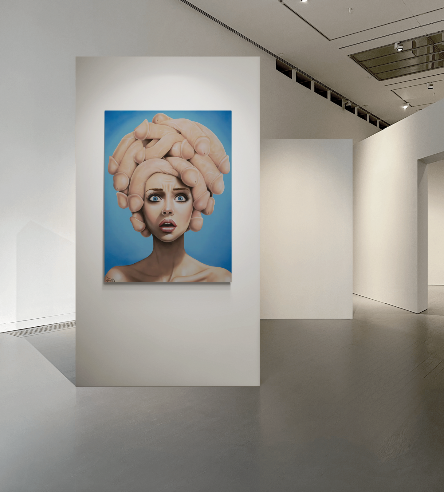 figurative portrait art of a woman by Scott Rohlfs