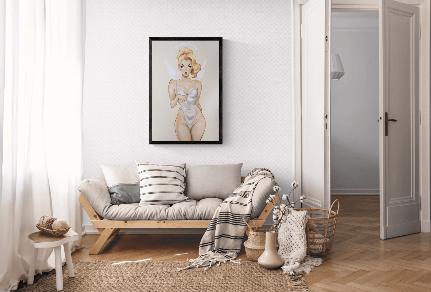 Don't Let The Halo Fool You - Print - Scott Rohlfs Art