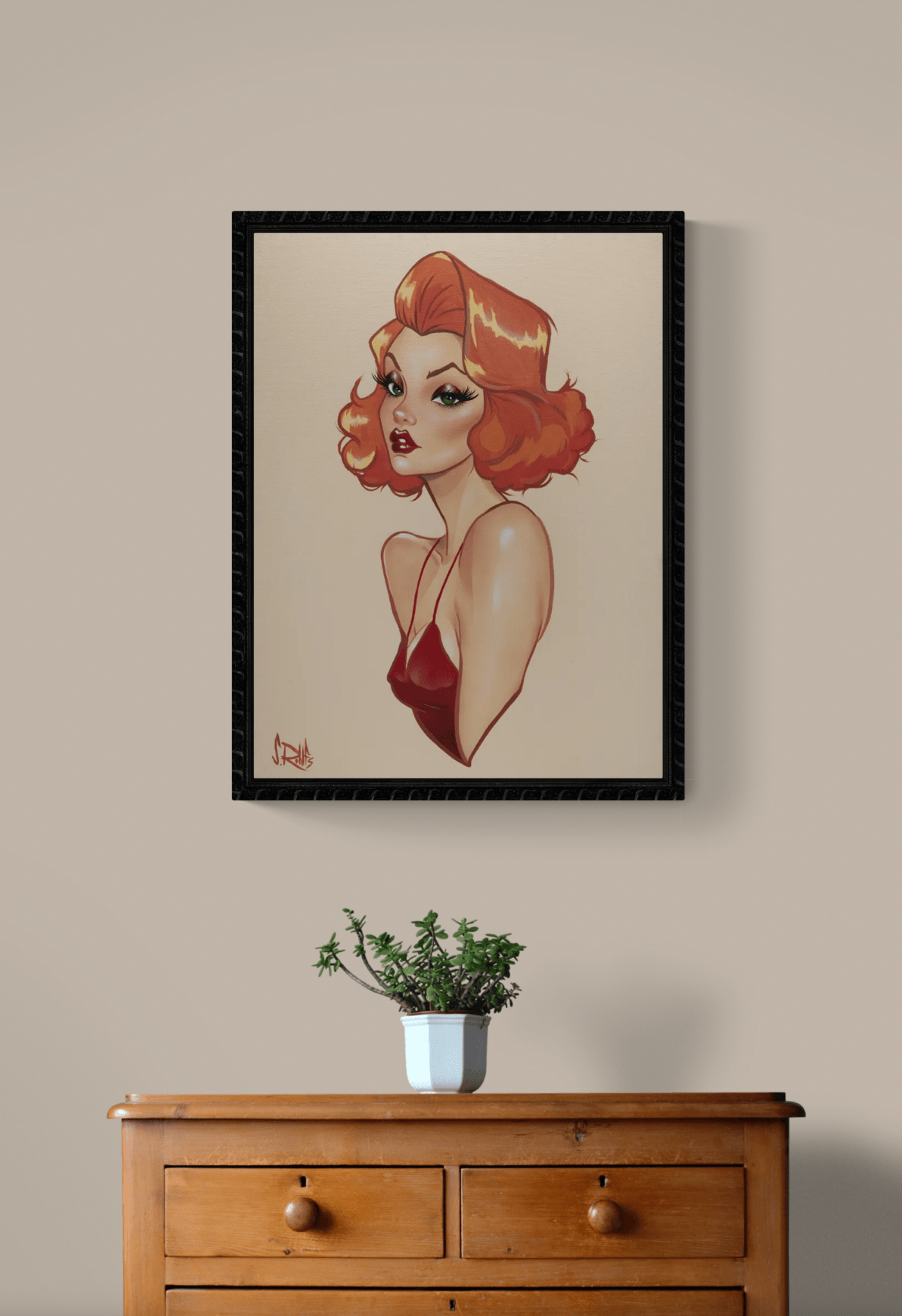 Miss Fire - Scott Rohlfs Art