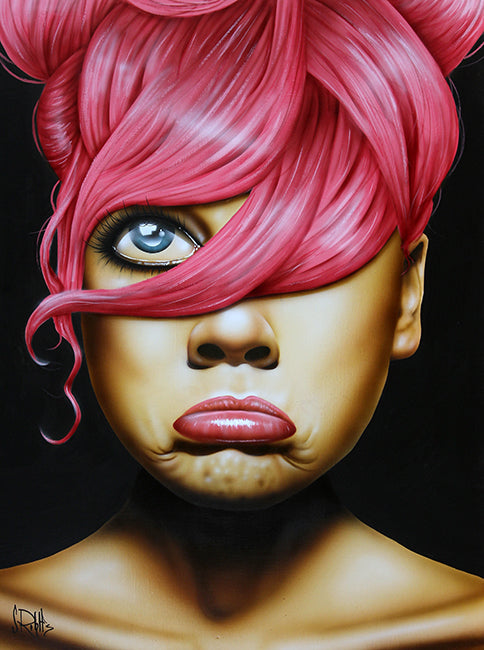 figurative portrait art of a woman by Scott Rohlfs