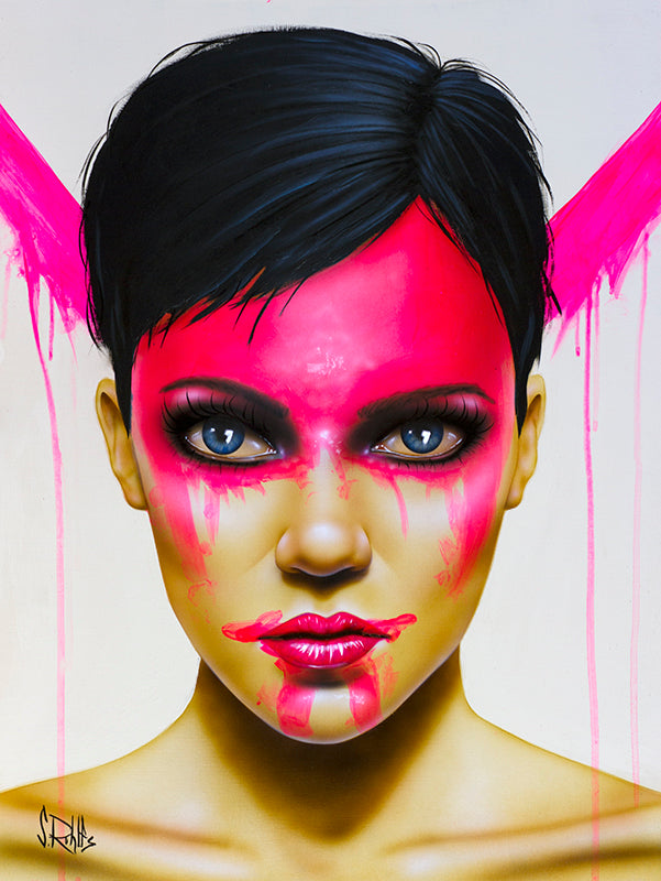 figurative portrait art of a woman by Scott Rohlfs