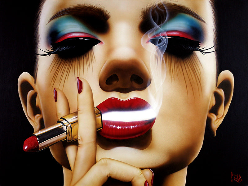 figurative portrait art of a woman by Scott Rohlfs