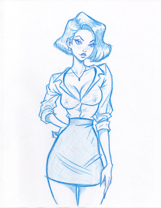 Secretary #1 Sketch
