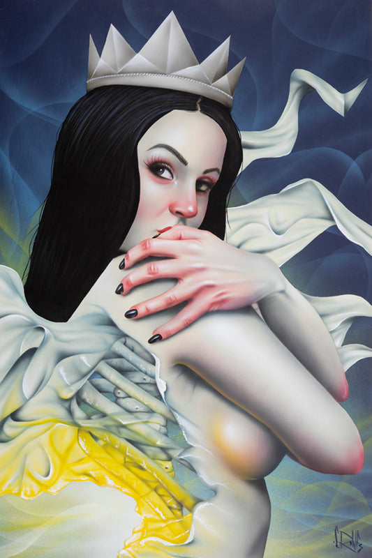 figurative portrait art of a woman by Scott Rohlfs