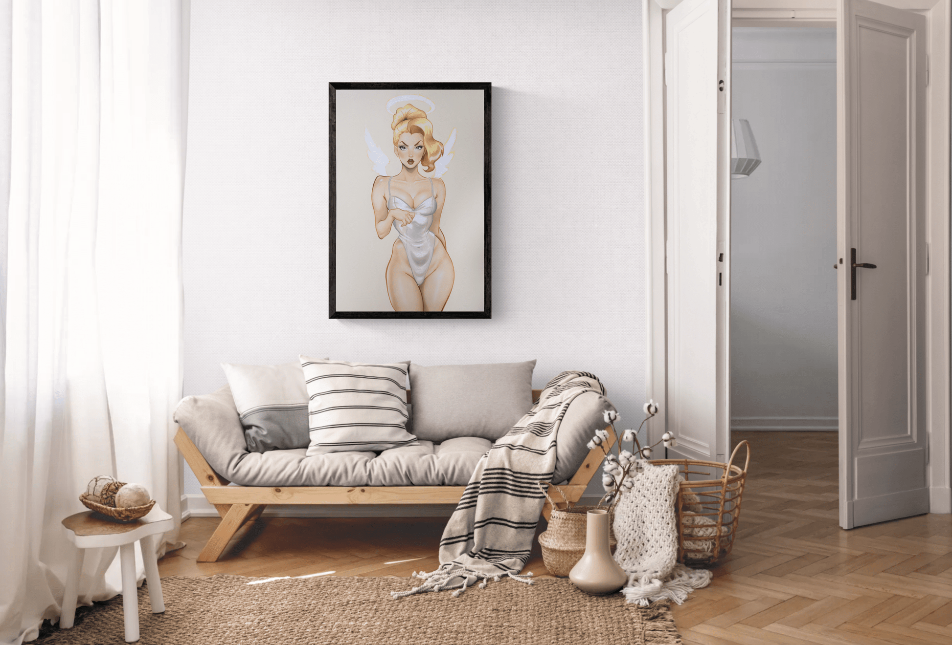 Don't Let The Halo Fool You - Print - Scott Rohlfs Art