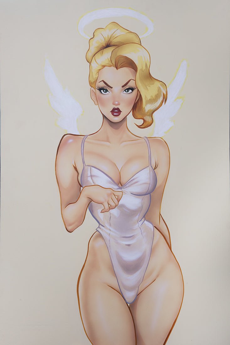 Don't Let The Halo Fool You - Print - Scott Rohlfs Art