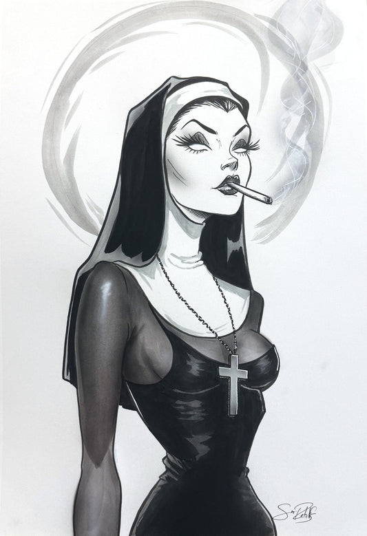 Holy Smokes Study - Scott Rohlfs Art