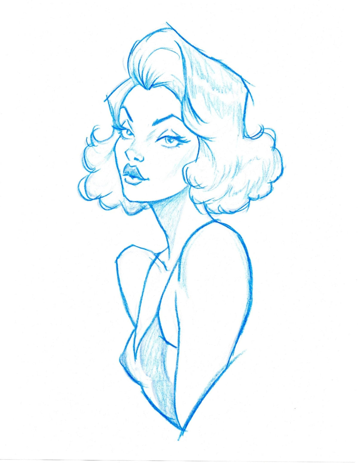 Miss Fire Sketch - Scott Rohlfs Art