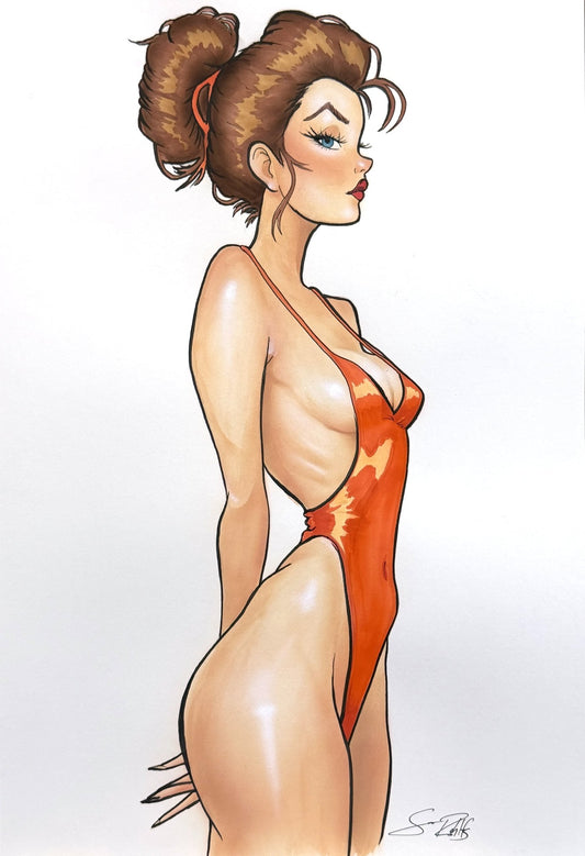 Orange Is The New Black Study - Scott Rohlfs Art