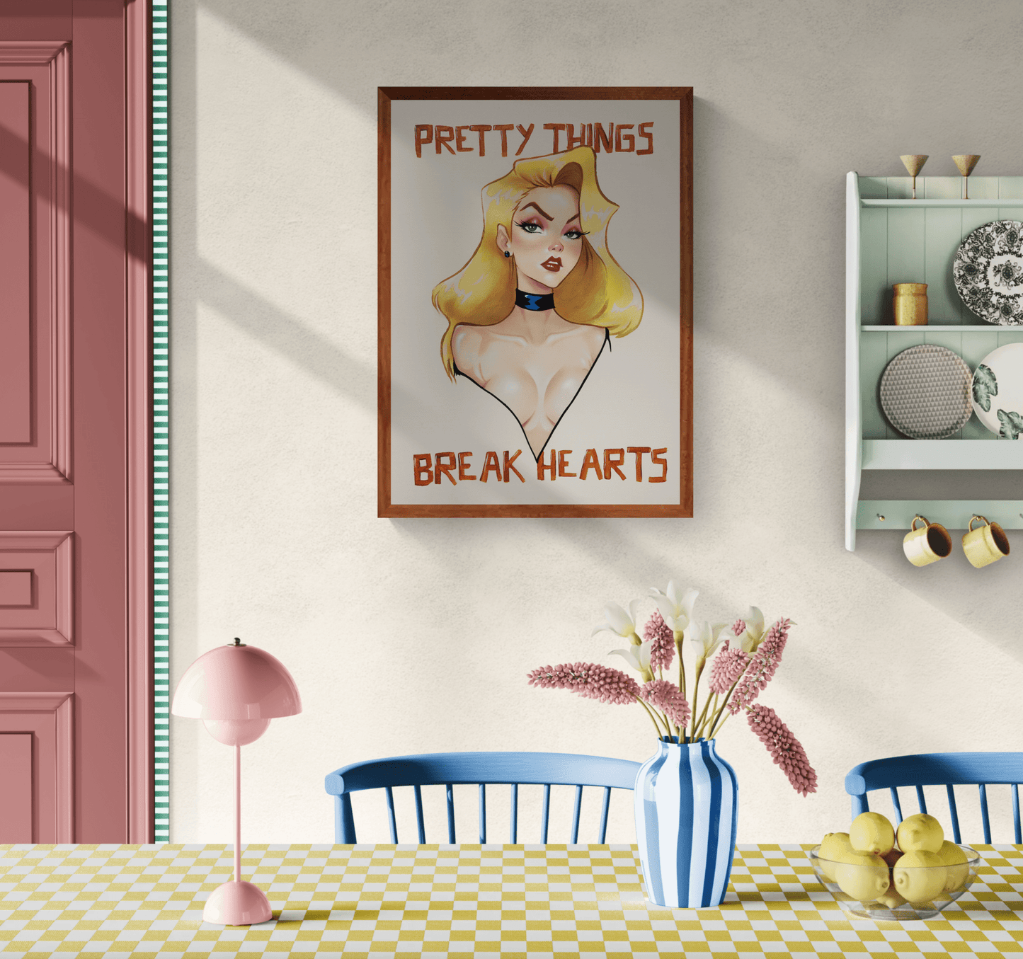 Pretty Things Break Hearts - Scott Rohlfs Art