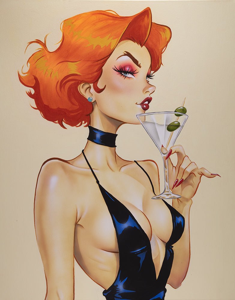 Shaken, Not Stirred - Scott Rohlfs ArtBig Eyes
