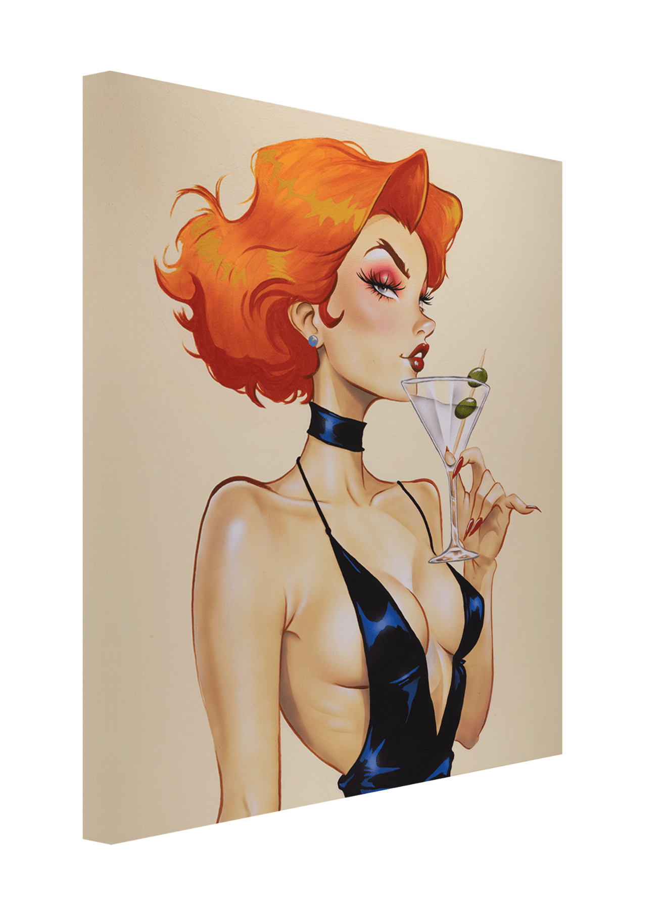 Shaken, Not Stirred - Scott Rohlfs ArtBig Eyes