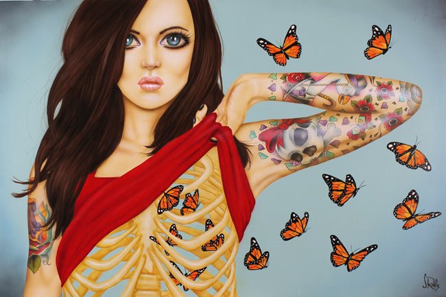You Give Me Butterflies - Scott Rohlfs Art